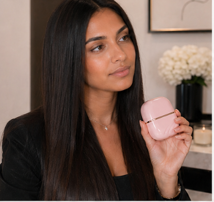 Brosse chauffante sans fil Lisséa — technologie céramique tourmaline