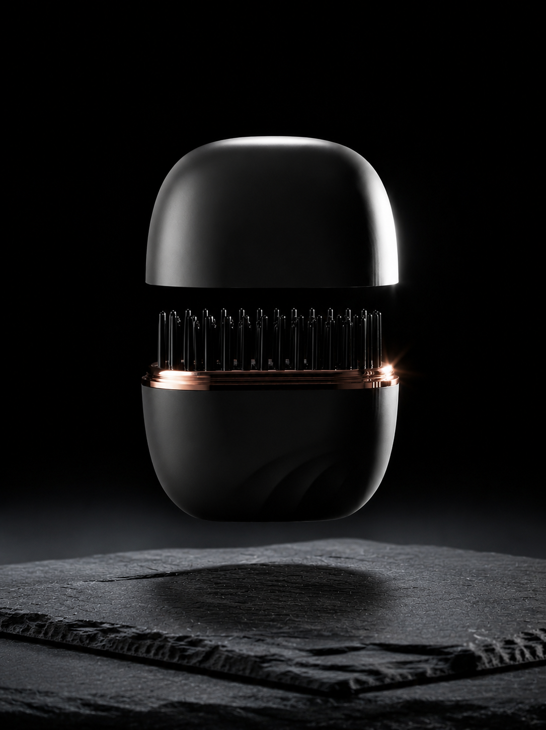 Brosse lissante noire Lisséa Paris — pour lui et elle